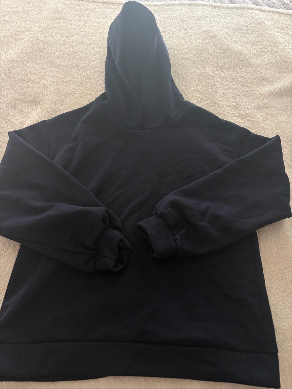 Oversized navy blue Sweatshirt - Classic Pullover Hoodie